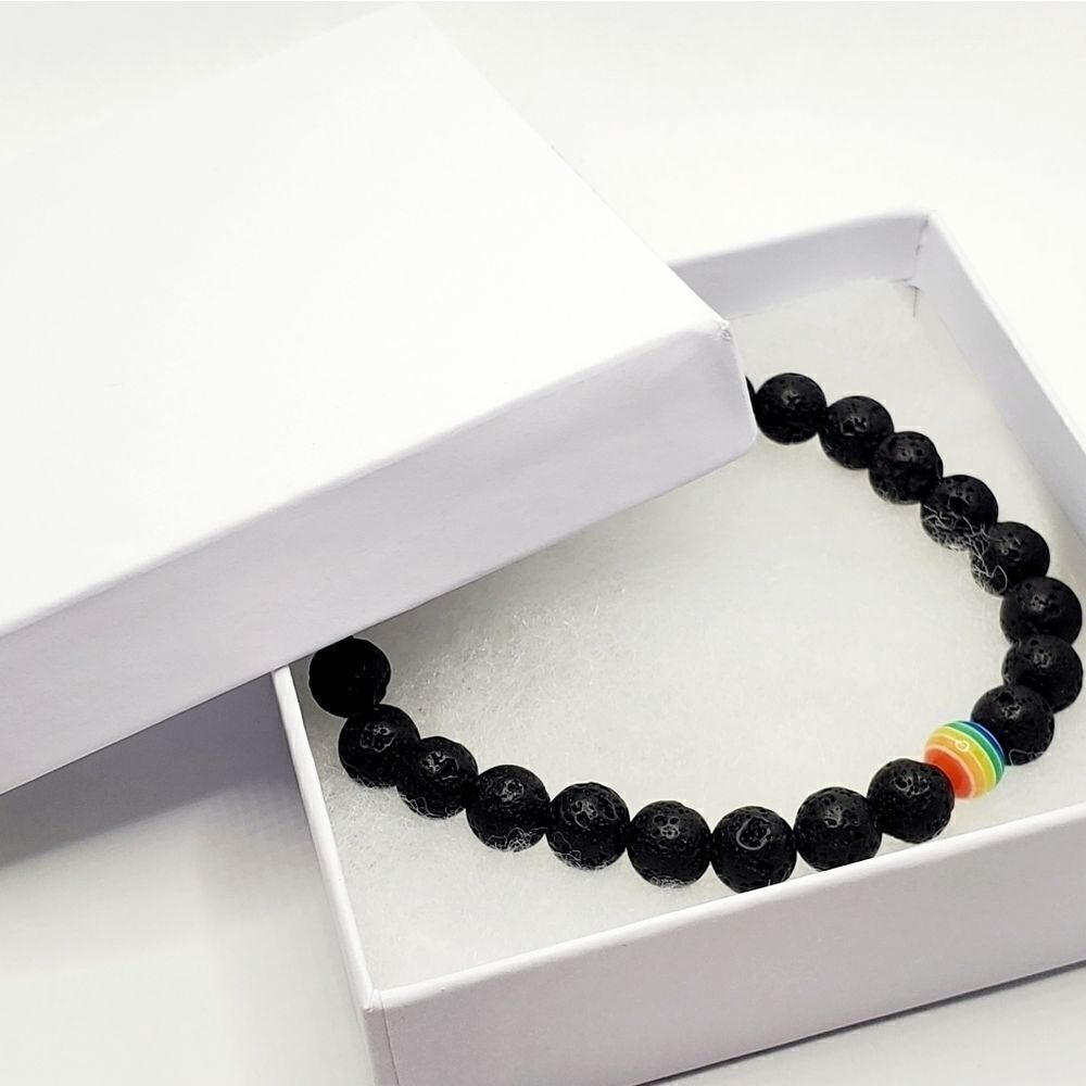 Hand Crafted Adjustable Pride Bracelet - Picture 2 of 12